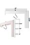 Universal Projector Screen L-Bracket, Wall Hanging Mount 6-inch Adjustable Extension with Ho - 5