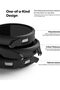 Samsung Galaxy Watch 4 44mm Case| Slim Series| Clear + Black - 7