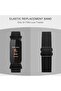 Nylon Band For Fitbit Luxe Bands for Women Men -Grey - 3