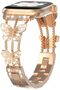 Apple Watch 38mm 40mm 41mm 42mm | Diamond Metal Watch Band | Rose Gold - 2