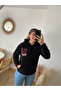 KADIN Kapüşonlu Peluş Sweatshirt
