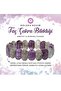 Certified Crown Chakra Natural Stone Wide Cut Bracelet 1
