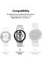 Samsung Galaxy Watch 4 44mm Case| Slim Series| Clear + Black - 3