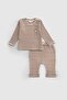 Organic Cotton Camisole Modal Brown Baby Set - 2