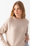 Basic Oversize Crew Neck Soft Textured Knitwear Sweater Aw25Kz0017 - 4