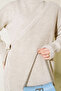 Knitwear Dress with Side Ties Vest Standard Size (between 36/44) Beige - 4