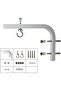 Universal Projector Screen L-Bracket Wall Hanging Mount Adjustable Ceiling Mount with Adjust - 5