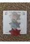Star Hairless Baby Buckle, Less Hair Baby Girl Buckle, Snap Buckle Set of 3