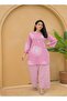 Pink Printed Kurta & Pant Set - 5