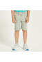 Solid Shorts with Drawstring Closure and Pockets