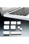5-Pieces Anti-Dust Plug Kit Compatible for MacBook Pro 13" 15" for MacBook Air 13" - White
