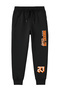 3-Piece Boy's Jogger Tracksuit Bottoms with Printed Detail and Elastic Waist - 4