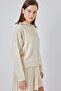 Women's Sweater Skirt Double Set 15938 - Ecru - 3