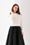 Buttoned Basic Knitwear Cardigan – Long Sleeve Round Neck Stylish Women's Model |   Journal and Office Use
