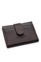 Brown Unisex Leather Card Holder 0107K6C - 4