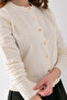 Buttoned Basic Knitwear Cardigan – Long Sleeve Round Neck Stylish Women's Model |   Journal and Office Use - 7