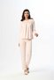Women's Powder Fleece Dressing Gown with Lace Winter Special Design Maternity Maternity Dressing Gown Pajama Set - 4