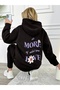 More Love Sirt Printed Oversized Unisex Women/Men Hoodie Sweatshirt