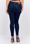 Women Super Skinny Fit Washed Stretchable Jeans, Navy - 4
