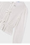 Cream Girl's Bow Blouse 7032 - 6