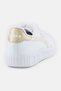 Women Brand Logo Lace Up Outdoor Shoes, White - 3