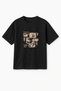 Oversize Black Unisex Love's Gonna Get You Killed Kendrick Lamar Printed T-Shirt Tee