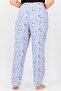 Women Floral Print Drawstring Pajama PantS, Multicolor - 4