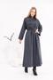 فستان جينز متقاطع من HAKIM YAKA بلون أنثراسايت - 3