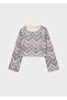 Gray Girl's Sequin Blouse 7031