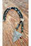Long Design Glass Bead Nare Necklace - 2