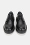 Men's Black Khaki Natural Leather Eva Sole Lace-Up Shoes - 3