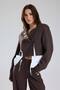 Women's Brooch Detailed Double-Breasted Slim Fit Design Blazer Jacket - 3