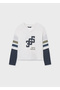 Cream Boy's Double Sleeve T-Shirt 7004