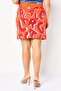 Women Allover Print Mini Skirt, Multicolor - 4