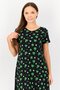 By Rosaline Women Allover Print Sleeping Dress, Multicolor - 4