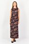 Women Floral Print Maxi Dress, Multicolor