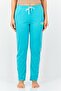 Rosaline x Women Graphic Print Drawstring Sleepwear Pyjamas, Turquoise
