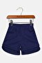 Toddlers Boy Pull On Brand Logo Shorts, Navy Blue - 2
