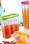 2 Lids Scale Food Dry Food Storage Box Container - 1.7 Liter - SA935 - 5
