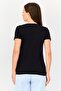 Women 2 Pcs Solid Short Sleeves Sleepwear Tops, Multicolor - 6