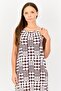 Women Polka Dots Sleeveless Sleeping Dress, Multicolor - 3
