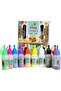 Rangoli Colour Powder Bottles for Home Decor, Diwali Decorations, Indian Pooja, Sand Art, Craft - 2