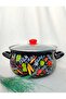 Farm Enamel Pot 2750 ml 20 cm Diameter Small Size Milk Yogurt Jam Pot - 3