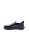 Genuine Leather Lightweight and Soft Design Black Men's Laceless Comfort Shoes - 4