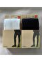Cotton 2-Piece Girls' Cotton Black and White Pantyhose