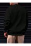 Men's Trust No One Printed Oversized Sweatshirt - 3