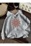 Oversized Unisex Women/Men's Hoodie Sweatshirt with Mandala Print