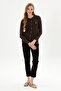 Women's Dark Brown Basic Knitwear Cardigan 50307737-Vr084 - 4