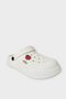 Women's Comfort Ladybug Buckle Medical Nurse Sabo Slippers Cream - 2