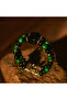 Onyx Malachite Agate Bracelet for Evil Eye Protection, Strength and Balance - 3